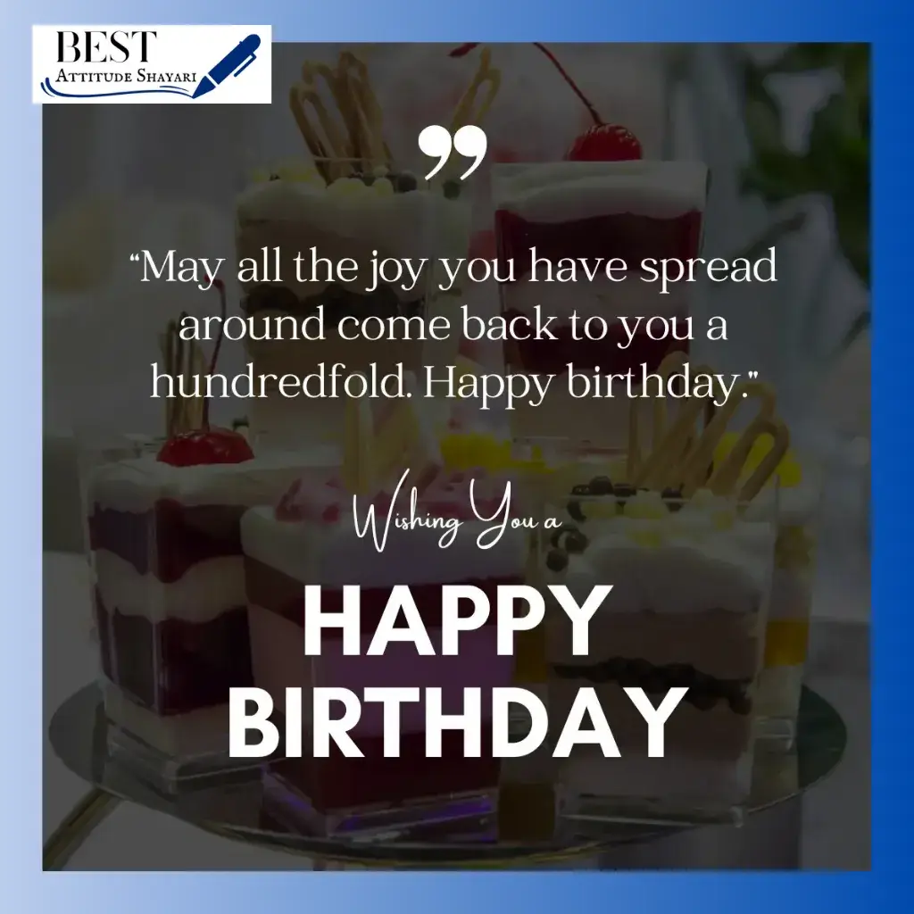 Happy Birthday Shayari in English