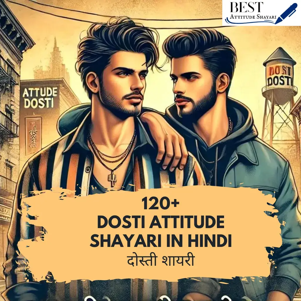 Dosti Attitude Shayari Hindi
